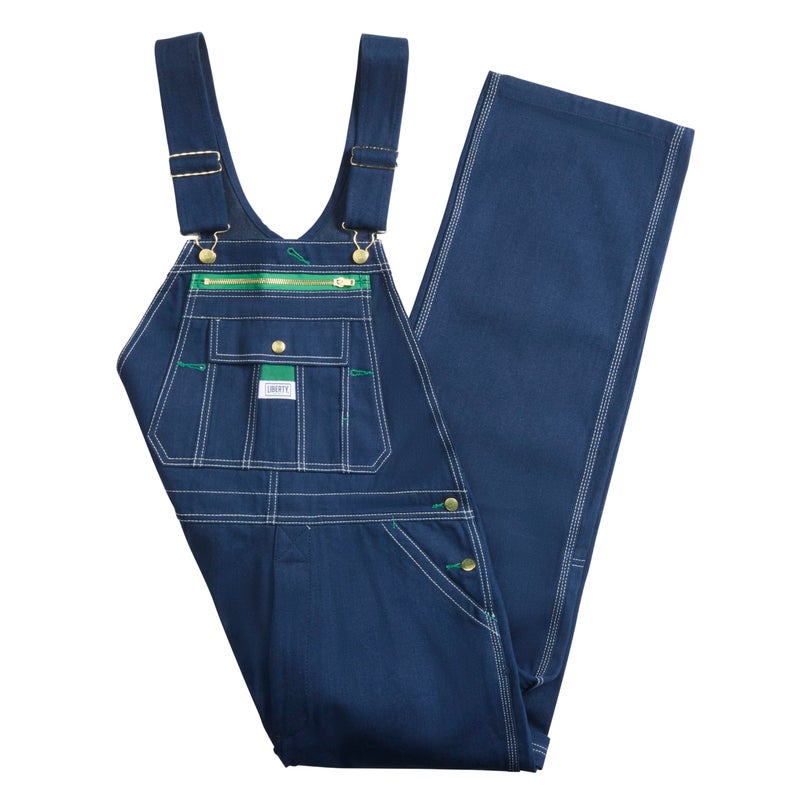 Liberty Men's Liberty Work Denim Zip Fly Bib Overalls 60X30 - Image 3